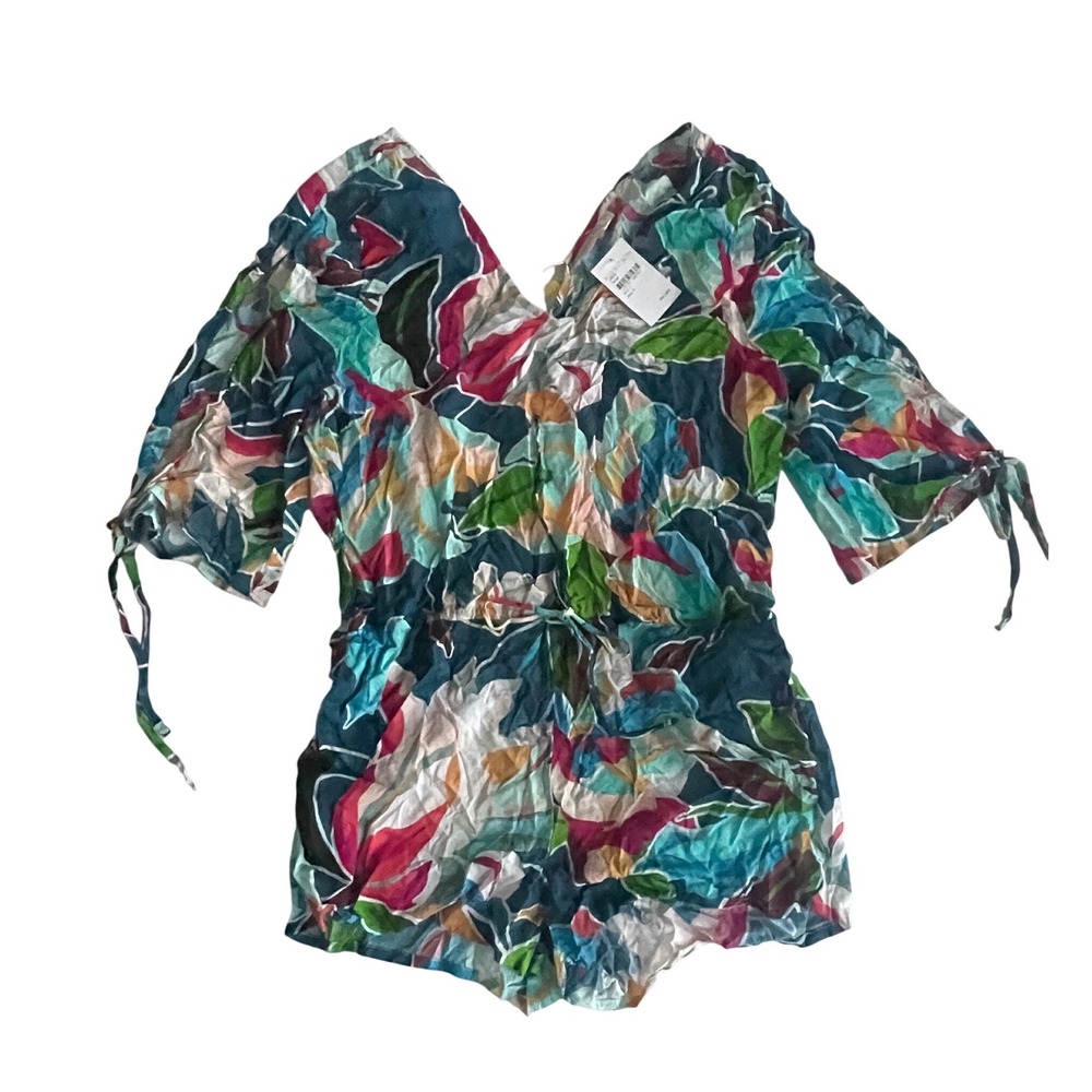 La Blanca Floral‎ Short Romper Defective Women's Size Small